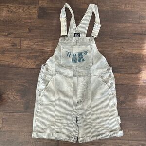 Urban Outfitters Striped Blue and White Women Jeans Overalls